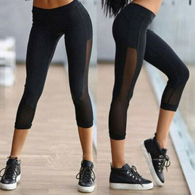 

Women High Waist 34 Yoga Sports Gym Pants Sexy Scrunch Elastic Push Up Leggings
