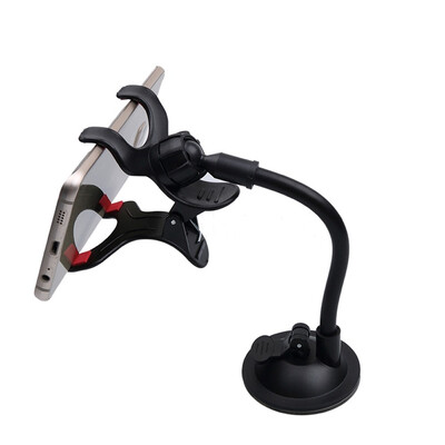 

Universal Sucked Type Windshield Car Phone Holder - Black
