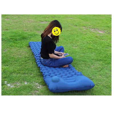 

Quick Inflating Air Cell Mat Advanced Hand Press Inflating Pad Camping Sleeping Air Pad for Backpacking Hiking Picnic