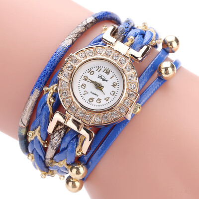 

Womens watches ethnic style pure hand-woven bracelets watch bells retro circle womens fashion watch