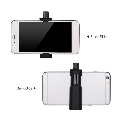 

YUNTENG Universal Phone Clip Tripod Mount Adapter with 14inch Thread Compatible with Tripod Monopod Selfie Stick Table Stand