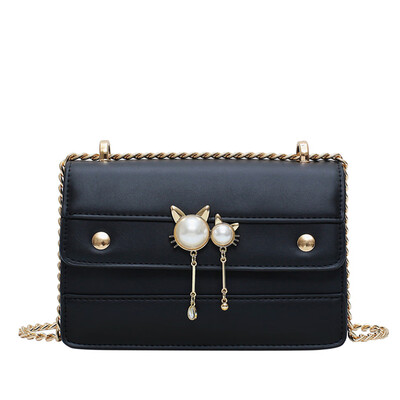 

Tailored Womens 2019 New Shoulder Bag Small Square Bag Hit Color Fashion Messenger Bag