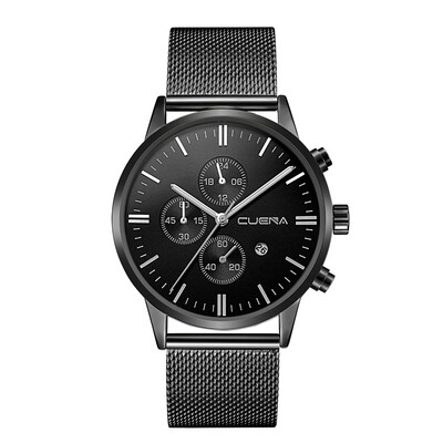 

Gobestart Mens Stainless Steel Quartz Analog Wrist Watch Sport Watches Gifts Luxury