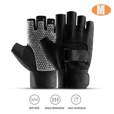 

Glove Outdoor Men&Women Exercise Cycling Half-finger Non-slip Gloves