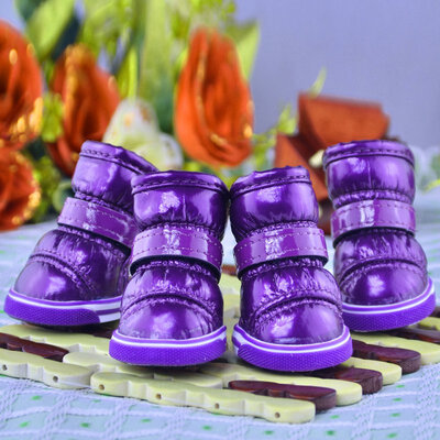 

Hot Sale Winter Pet Dog Shoes Waterproof 4PcsSet Small Big Dogs Boots Cotton Non Slip  XL for ChiHuaHua Pet Product