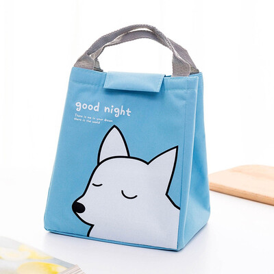 

New Waterproof Portable Insulation Bag Cartoon Picnic Lunch Thermal Storag