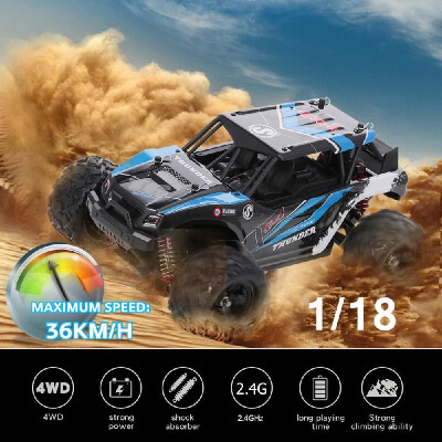 

HS18312 118 4WD 36KMH High Speed RC Car 24Ghz Off Road RC Truck Cross-country Car for Adults&Kids