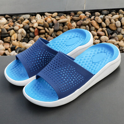 

Slipper mens summer fashion wear 2019 new waterproof Korean outdoor beach sandals herringbone non-slip word tide