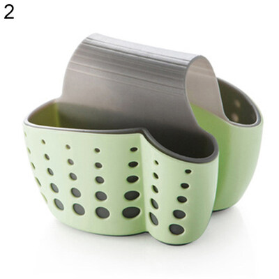 

Kitchen Sink Hanging Strainer Storage Bag Sponge Towel Rack Clean Brush Holder