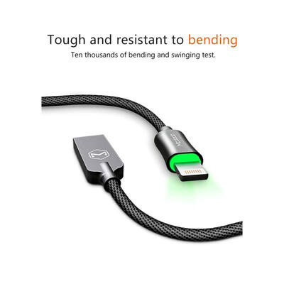 

Universal SmartUSB Charging Cable Lightning Type-C Micro USB Auto Disconnect Charging Data Cord-lightning 12m