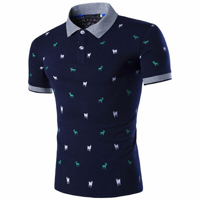 

SUNSIOM Fashion Mens Stylish Casual T-Shirts Slim Fit Short Sleeve POLO Shirt Tops