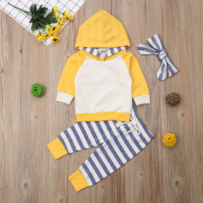 

SUNSIOM Kid Baby Boy Girl Long Sleeve T-Shirt Tops Hoodie Pants Outfits Sweatshirt