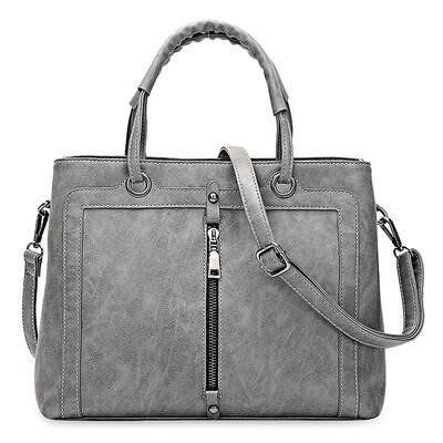 

Elegant Faux Leather Women Tote Bag