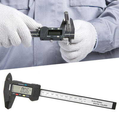 

Greensen 150mm 6 inch Digital LCD Carbon Fiber Vernier Caliper Gauge Micrometer Measuring Tool