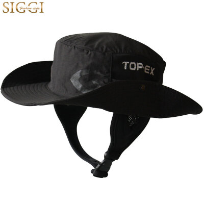 

Siggi CM66009 hat male spring&summer Korean version of the outdoor visor mountaineering hat sun protection UV sun hat fisherman hat fishing hat black 61CM