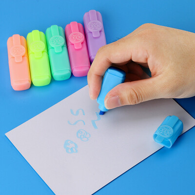 

Siaonvr Lovely Jelly Head Marker Pens Brush Marker Pen Graphic Drawing
