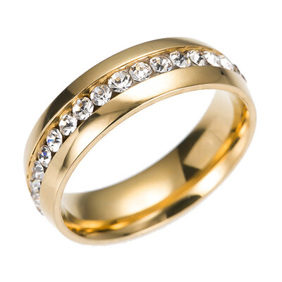 

Titanium Diamond Ring Jewelry Diamond High Ring Ring Plated Diamond Ring