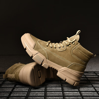 

Mens leather Martin boots casual mens leather boots England tooling military boots plus velvet warm mens boots