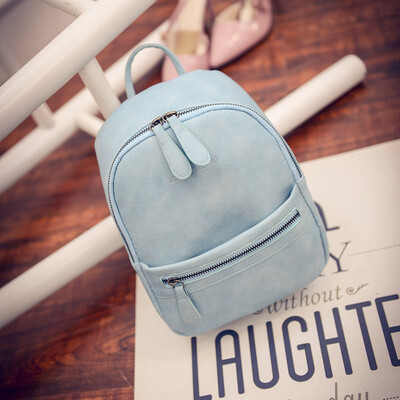 

AOILDLLI Mini Small backpack New Fashion Casual PU Leather ladies feminine backpack for teenage girls school bag Women Backpack