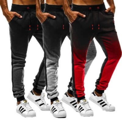 

Men Sport Pants Long Trousers Tracksuit Fitness Workout Jogger Gym Sweatpants
