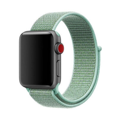 

Sports Nylon Hook And Loop Strap Watchband For Apple Watch 432