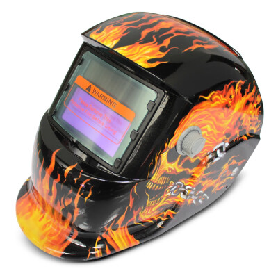 

Solar Energy Automatic Changeable Light Electric Welding Protective Helmet with Skull Pattern