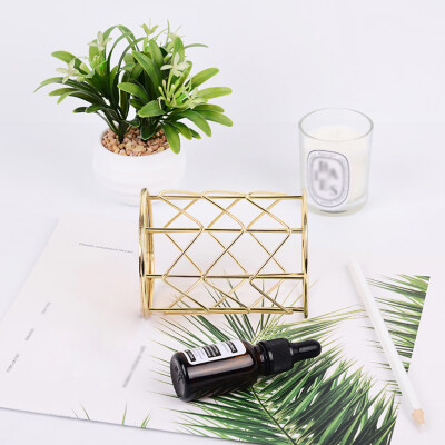 

Siaonvr Round Pen Pencil Holder Office Supplies Desk Organizer Iron Makeup Brush Tube