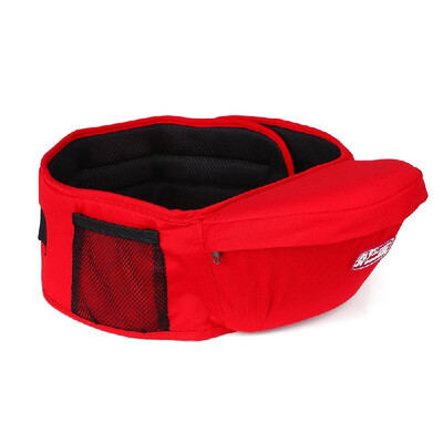 

Baby Hip Seat Belt with Pocket&Adjustable Strap Baby Carrier Infant Toddler Waist Stool for 0-18 Months Red