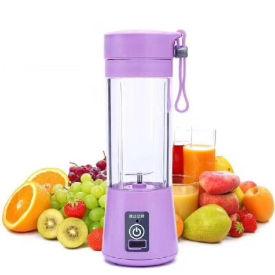 

Portable Multi-functional Juicer Cup USB Rechargeable Juice Blender Mini Fruit Mixer Squeezer with 2 Sharp Blades