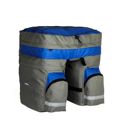 

ROSWHEEL 60L MTB Bicycles Carrier Bag Rear Rack Bike Trunk Bag Luggage Pannier Back Seat Double Side Cycling Bycicles Bag 14590 wi