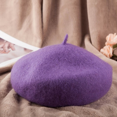 

Autumn winter new lady wool bud cap sweet pumpkin cap warm yuezi cap