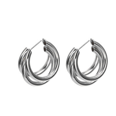 

2019 Fashion Gold Metal Round Disc Statement Earrings for Women Bijoux Brincos Party Gift Big Circle Drop Dangle Earring