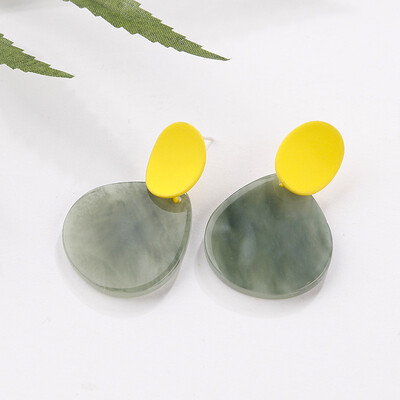 

Flashbuy Acrylic Drop water Geometric Statement Earrings for Women Resin Drop Earrings Pendientes Girls Jewelry Party Accessory