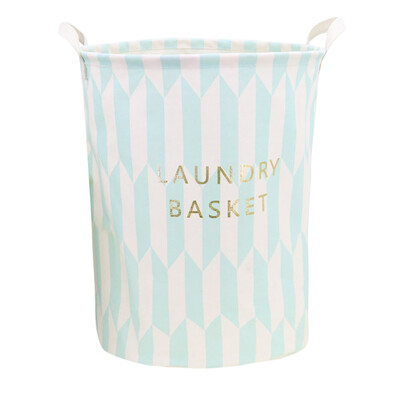 

〖Follure〗Waterproof Canvas Laundry Clothes Basket Storage Basket Folding Storage Box