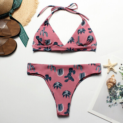 

Roseonmyhand Women Two Pieces Bathing Suits Top Ruffled With High Waisted Bottom Bikini Set
