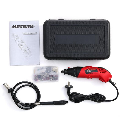 

Meterk Electric Grinder Set 85pcs 6-Speed Variable Speed Electric Drill Grinding Rotary Tool Kit for Milling Polishing Engraving