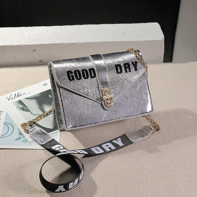 

Shangxin Xiaochao Korean version Baitao inclined chic chain single shoulder fashion bags