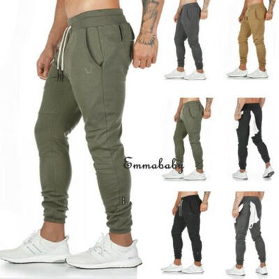 

Gym King Mens Cotton Slim Joggers Designer Tracksuit Jogging Bottoms Sweat Pants