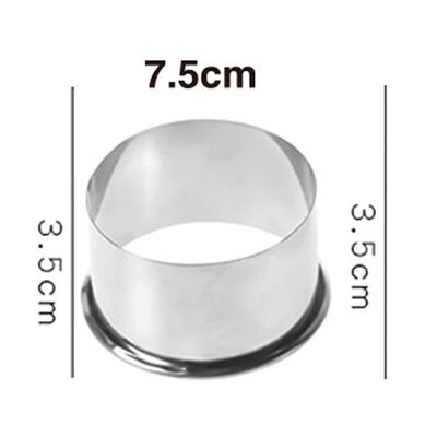

Toponeto Eco-Friendly Pastry Tools Stainless Steel Dumpling Maker Wraper Dough Cutter