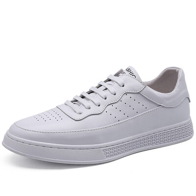 

Leather mens shoes simple taste small white shoes mens casual shoes comfortable&stylish