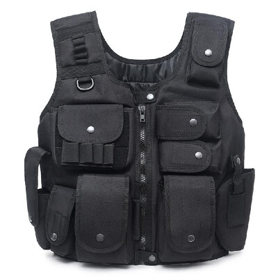 

Outdoor Armor Vest Gear Carrier Vest Adjustable Combat Training CS Gaming Police Vest Chest Protector