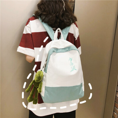 

Schoolbag female ins wind Hyun-a Kim Sen department Korean high school Harajuku ulzzang backpack female backpack female student Ja