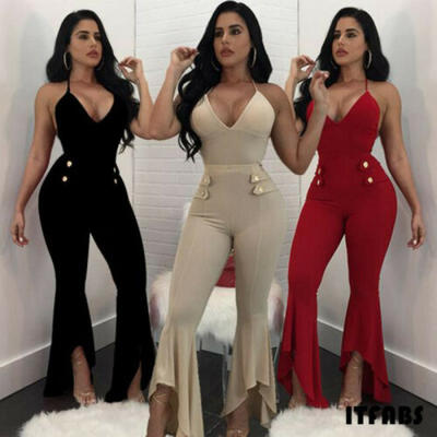 

Women Ladies Sexy Clubwear Playsuit Bodycon Party Jumpsuit Romper Long Trousers