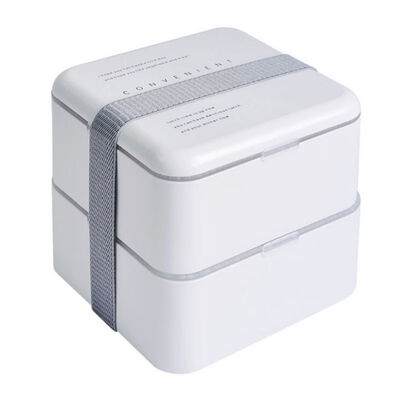 

Healthy Material Lunch Box 2 Layer Bento Boxes Microwave Dinnerware Food Storage Container Lunchbox