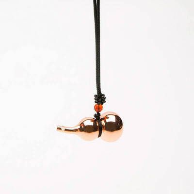 

Chinese Traditional Good Luck Gourd Keychain Mini Keyring Lucky Pendant Car Keys Ornaments