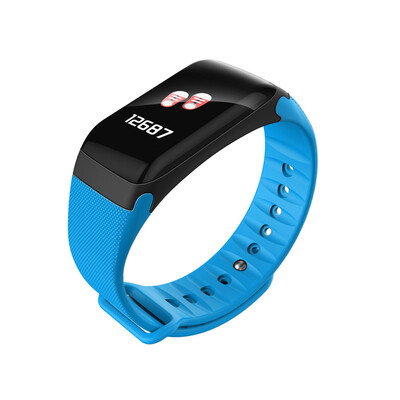 

Factory direct F1 smart bracelet color screen F601 heart rate blood pressure monitoring sports step watch