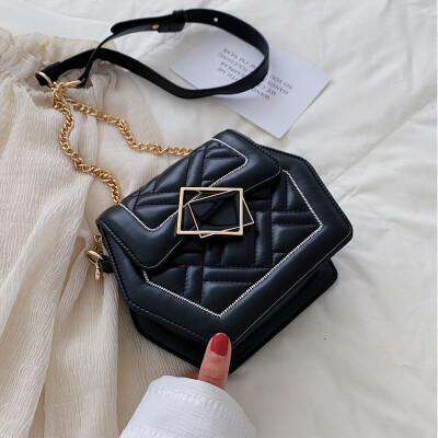 

Bao Bao Nu 2019 new Chao - Han version of the chain small square bag fashion single - shoulder satchel