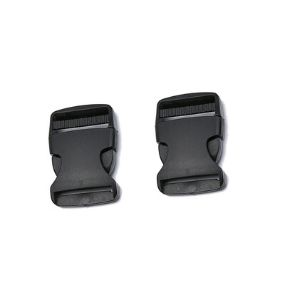 

2Pcs 38mm Side Quick Release Buckle Plastic Backpack Straps Webbing Heavy Duty