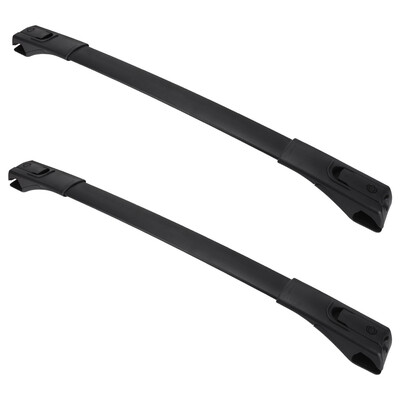 

Front & Rear Car Top Roof Rack Cross Bars Crossbars Kits Aluminum Alloy 150lb for 2013-2017 Toyota RAV4 25L w Adjustable Clamps