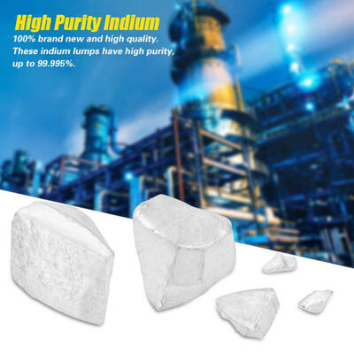 

Greensen 5 Grams 02 Ounces High Purity 99995 Indium In Metal Lumps Blocks Ingots